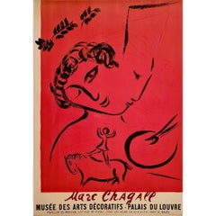 1959 Original exhibition poster by Marc Chagall at the Musée des Arts Décoratifs