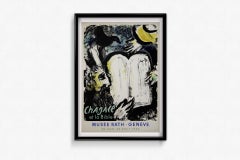 Original-Ausstellungsplakat von Marc Chagall aus dem Jahr 1962 – Chagall et la Bible