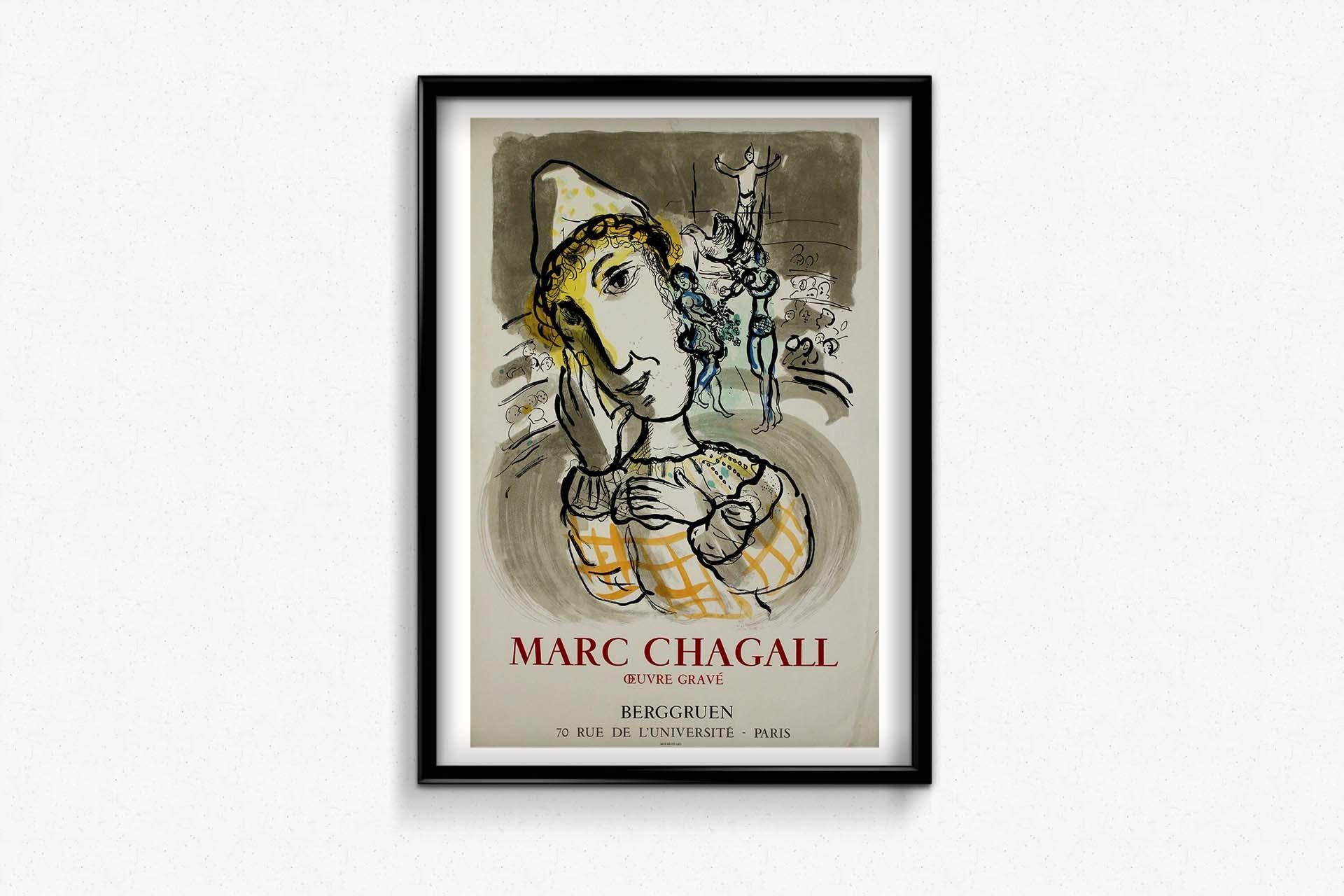 1967 Originalplakat von Marc Chagall 