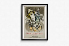 1967 Originalplakat von Marc Chagall "Oeuvre gravée" in der Galerie Berggruen