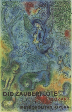 1973 d'après Marc Chagall « The Magic Flute ( Die Zauberflote) », 2e édition