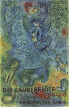 1973 After Marc Chagall 'The Magic Flute (Die Zauberflote)' Modernism