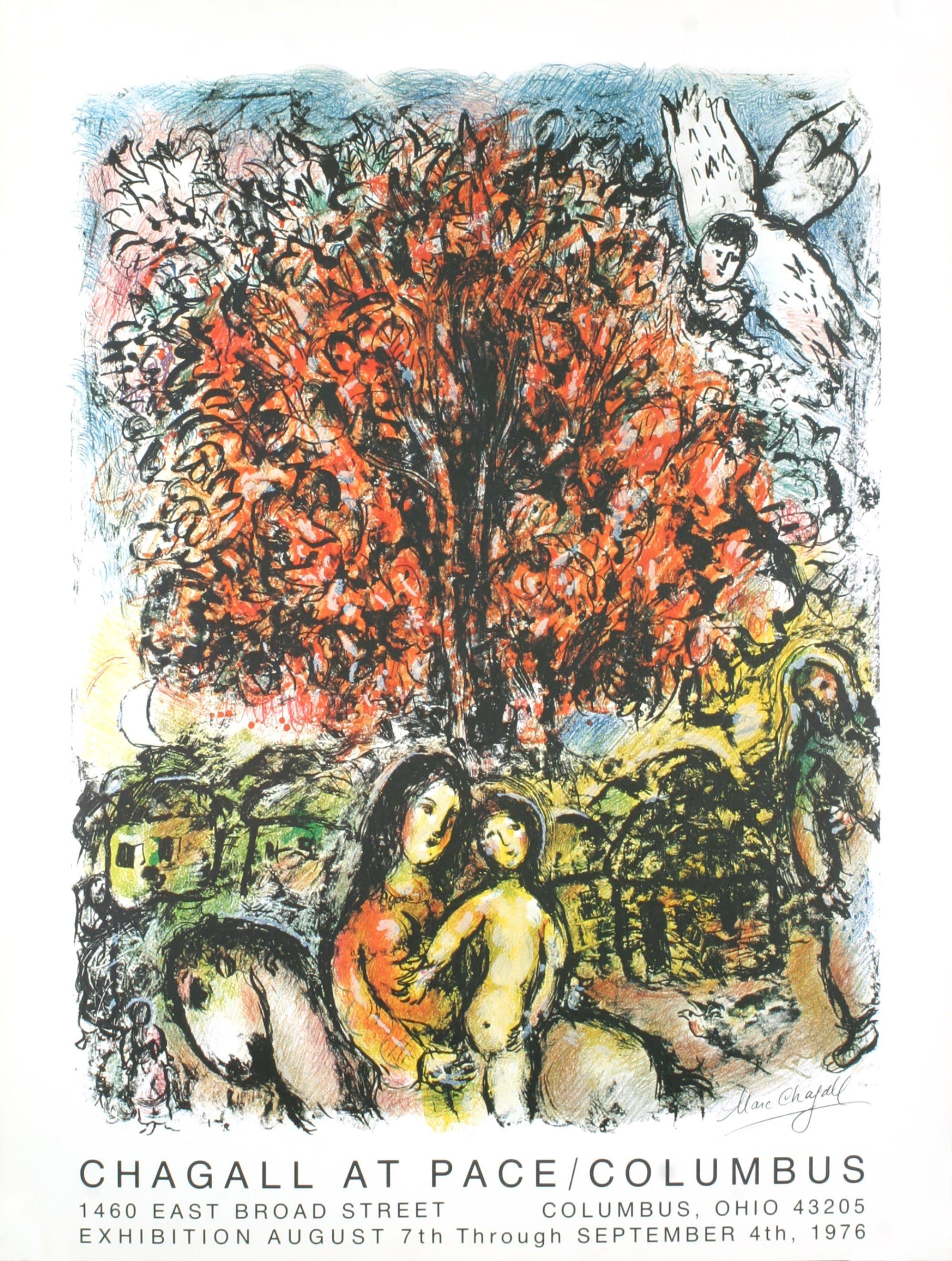 Paper Size: 32 x 24 inches ( 81.28 x 60.96 cm )
 Image Size: 27 x 20.5 inches ( 68.58 x 52.07 cm )
 Framed: No
 Condition: B: Very Good Condition, with signs of handling or age
 
 Additional Details: Limited edition print by Marc Chagall titled "La