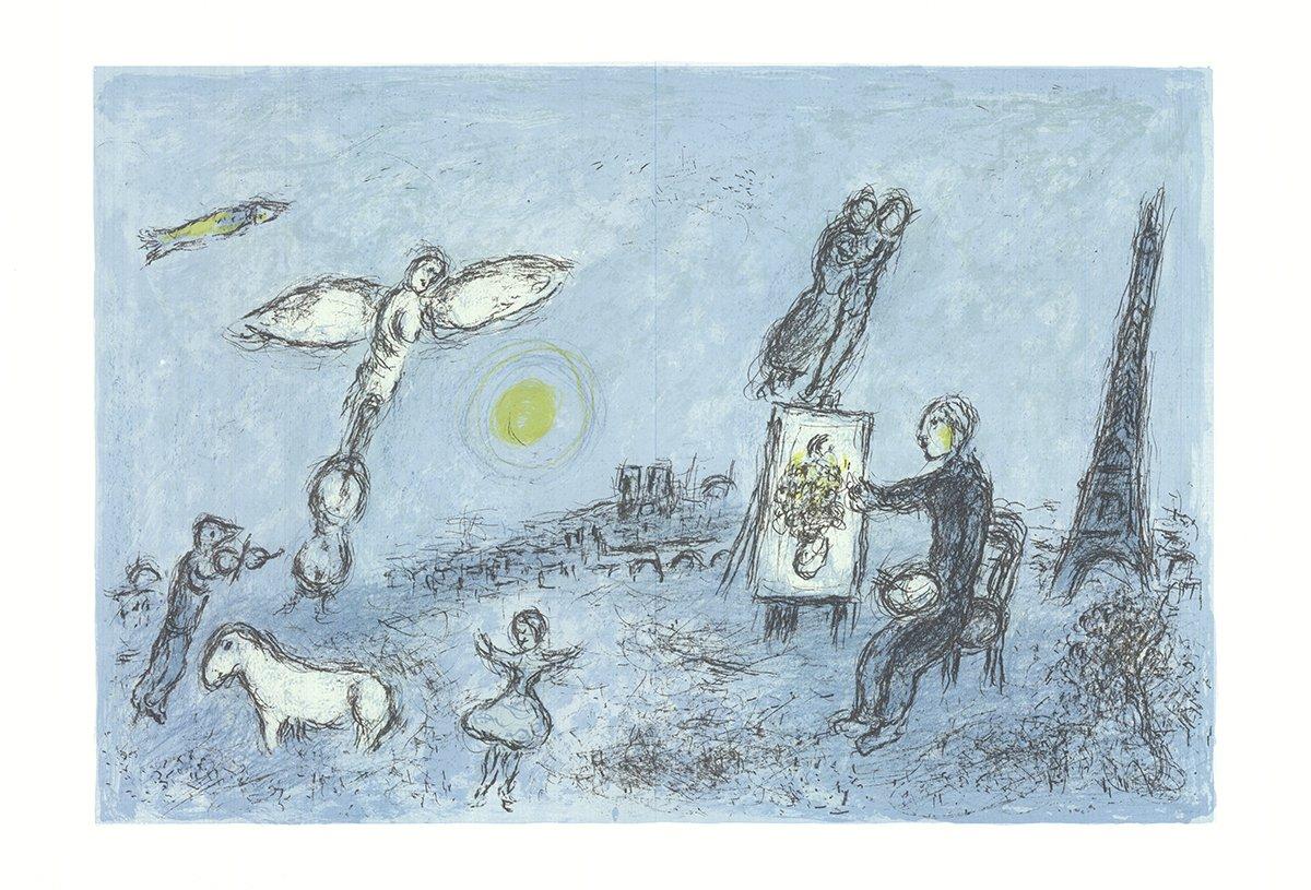 1981 Marc Chagall 'l'envolee magique' 