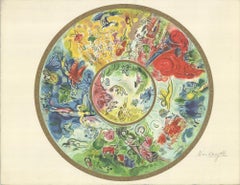 1985 After Marc Chagall 'The Ceiling of the Paris Opera House (sm)' Modernism