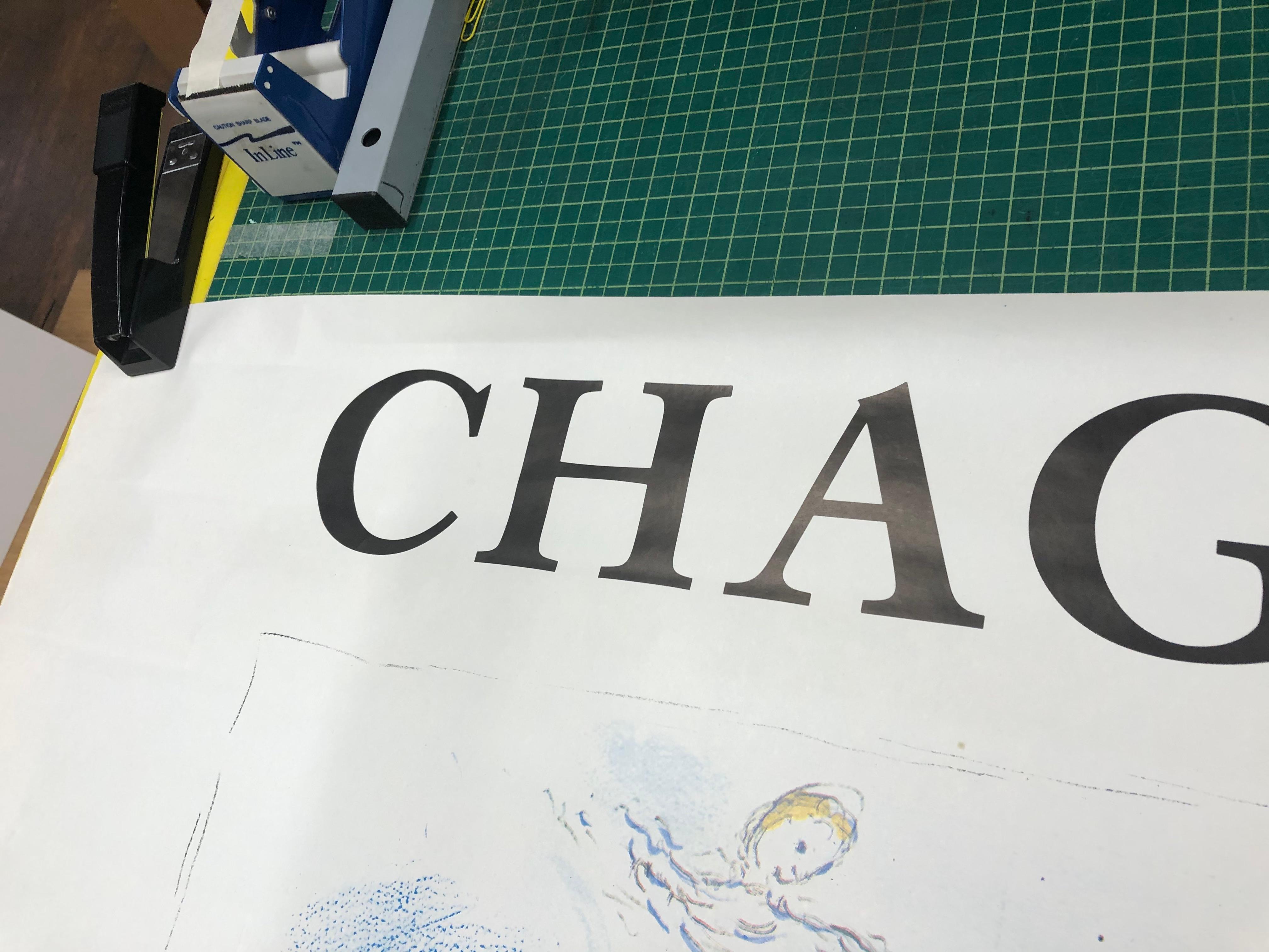 2004 Marc Chagall 'Opera Bleu' Billboard Vintage For Sale 12