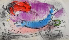 A Blue Fish, from: Chagall: Jacques Lassaigne