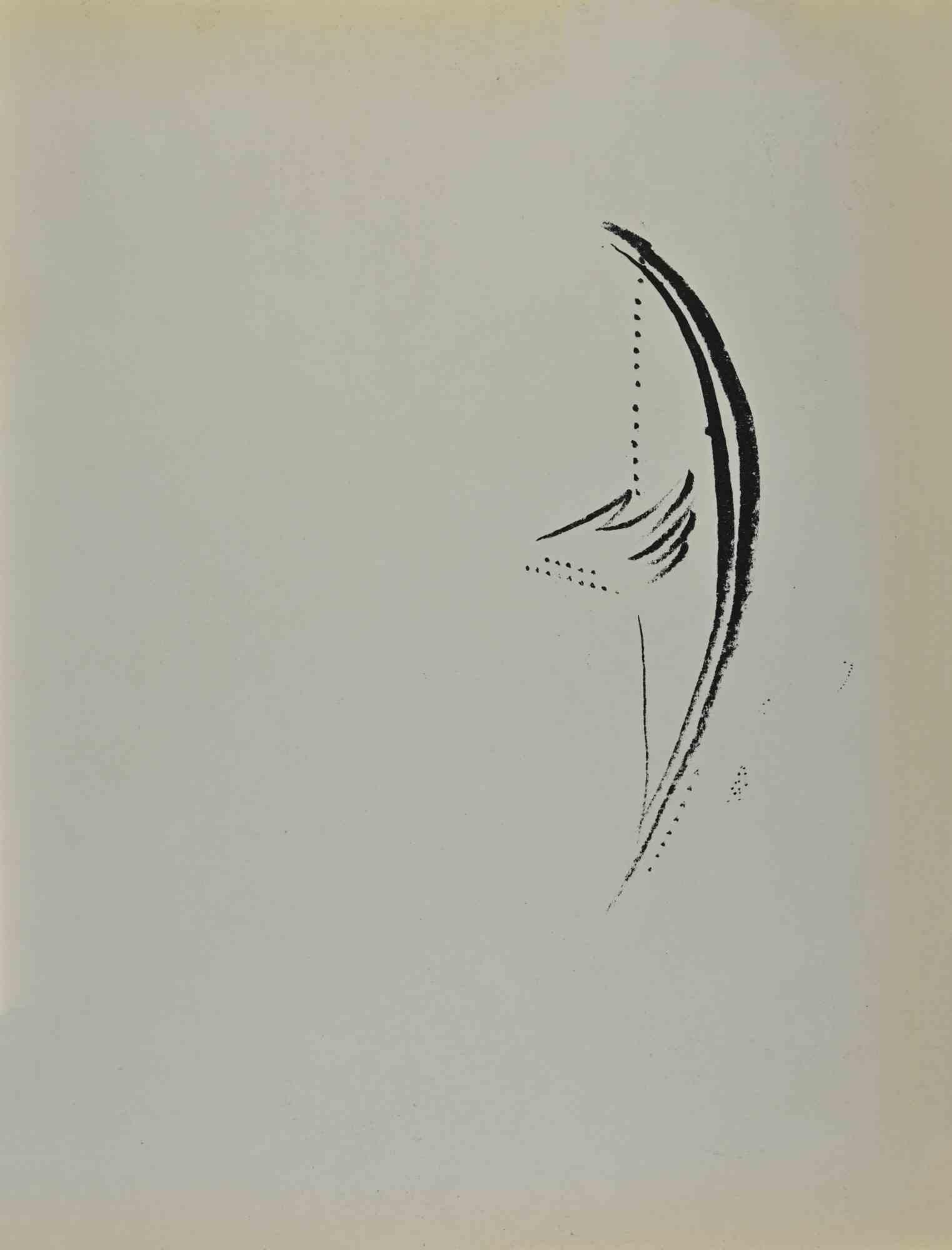Abimelech – Lithographie von Marc Chagall – Abimelech – 1960 im Angebot 1