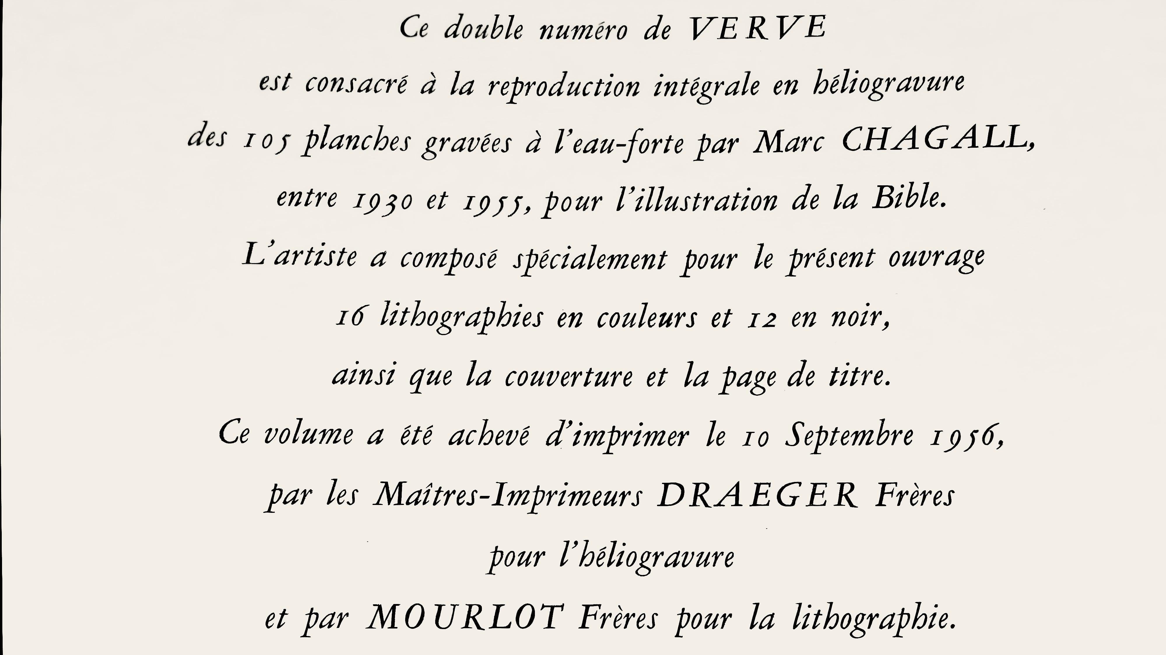 Abraham et Sarah (Mourlot 117-46 ; Cramer 25) en vente 2