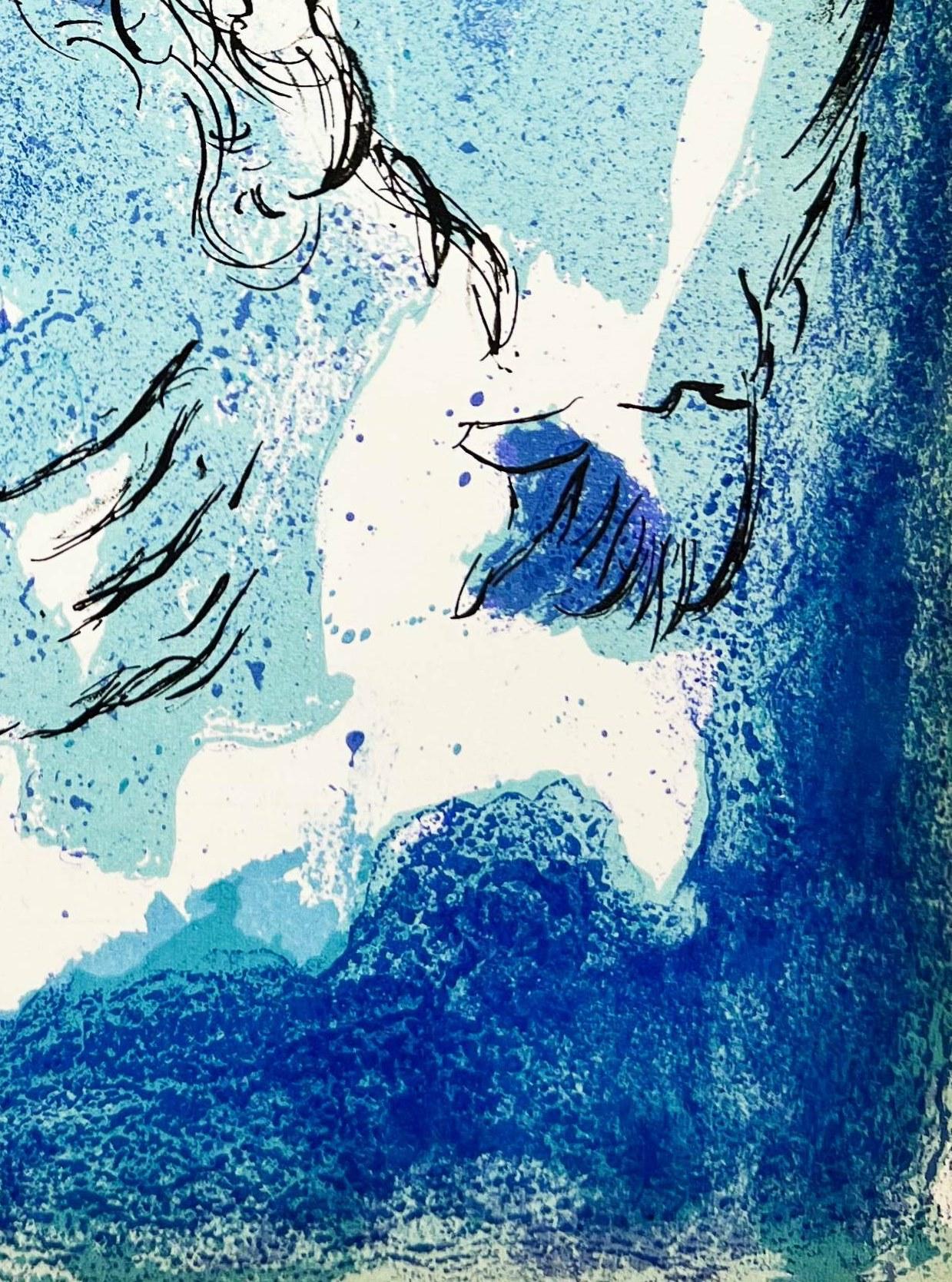 Marc Chagall (1887-1985) - Abraham und Sarah

Lithographie von 1956.

Abmessungen des Werks: 35 x 26 cm.

Verlag: Tériade, Paris.

Referenz: Mourlot 122.
Auf der Rückseite: blanko, wie ausgegeben.
Biblischer Bezug: Gen 11, 29-31 / 16 / 17,