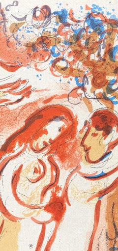 Marc Chagall, Adam and Eve Expelled from Paradise, Drawings for the Bible, 1956