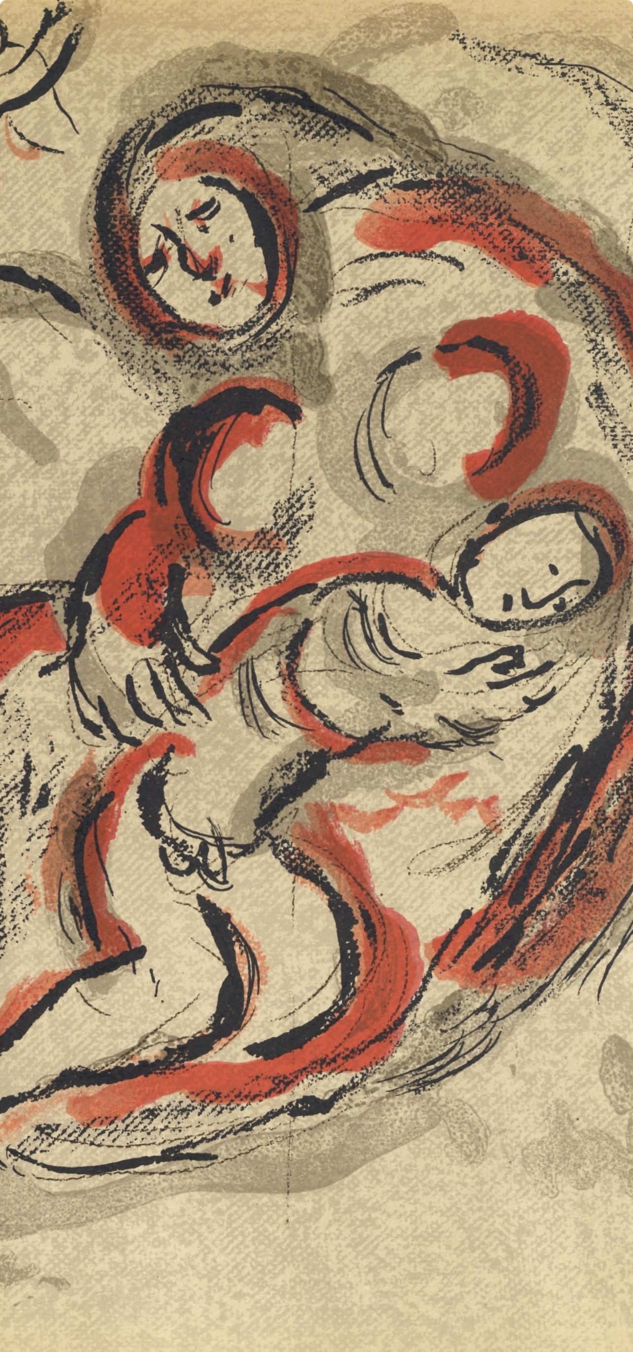 Agar dans le désert (Mourlot 230-77; Cramer 42) – Print von Marc Chagall