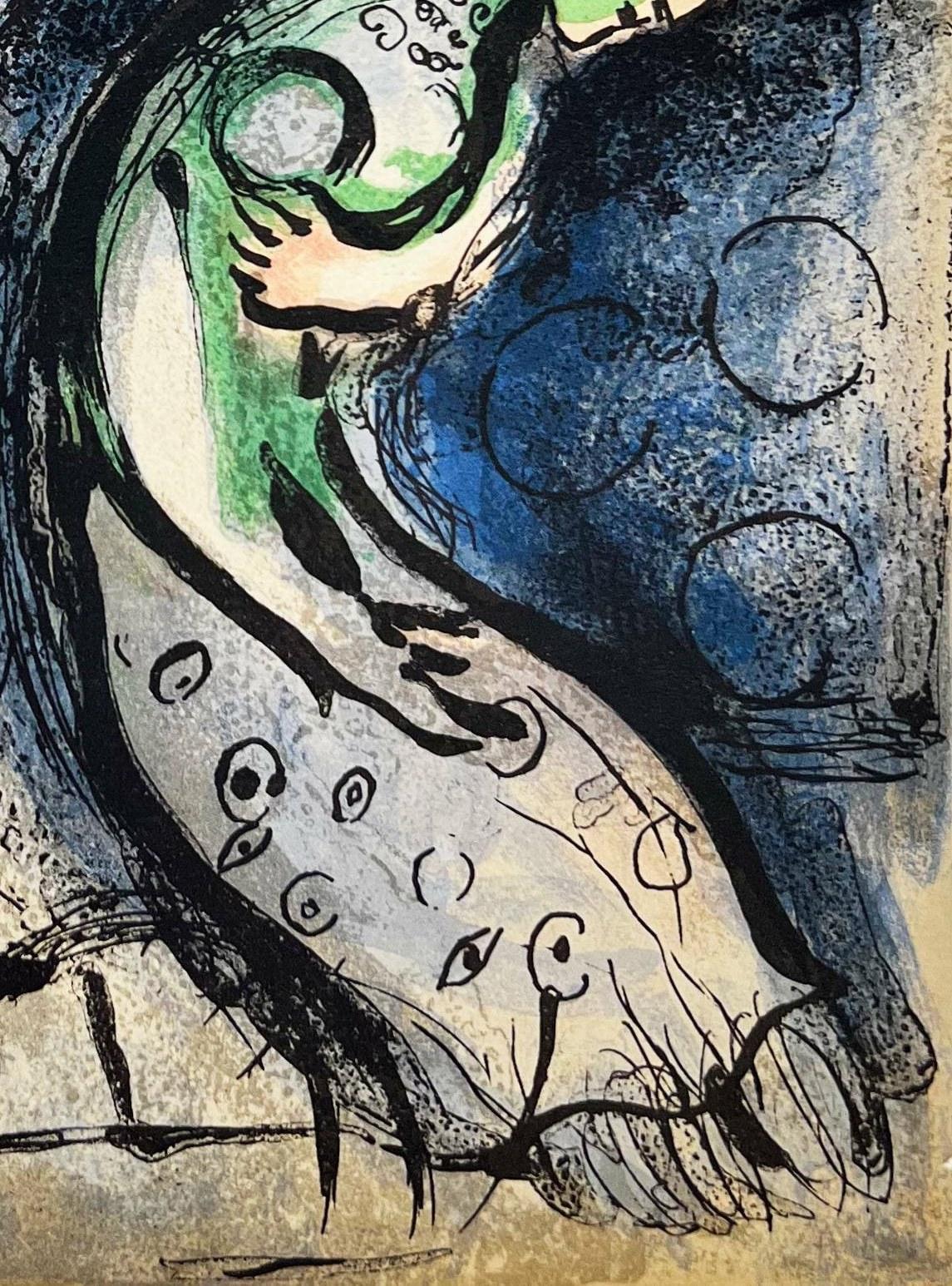 Marc Chagall (1887-1985) - Ahasverus schickt Vasthi weg
 
Lithographie von 1960.

Abmessungen des Werks: 35 x 26 cm

Verlag: Tériade, Paris.

Das Werk ist in ausgezeichnetem Zustand.

Schneller und sicherer Versand.