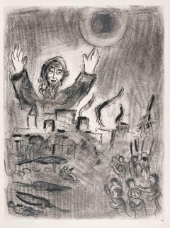 Amos' Prophecy - Héliogravure by Marc Chagall - 1960