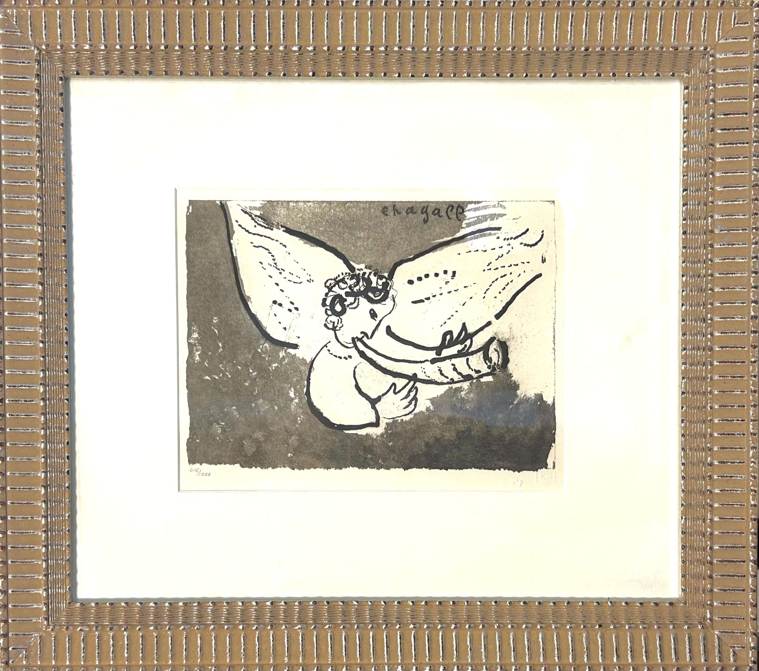 WFUNA Marc Chagall Designed Etching - Hergestellt nach dem Tod des Künstlers mit Genehmigung seines Nachlasses 
Bildgröße 8,5" x 11"

#215/1000
Perfekter Zustand
Zertifizierungsdokument auf der Rückseite

Für den Rahmen fallen keine Kosten an.