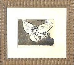 Angelo, acquaforte WFUNA Marc Chagall