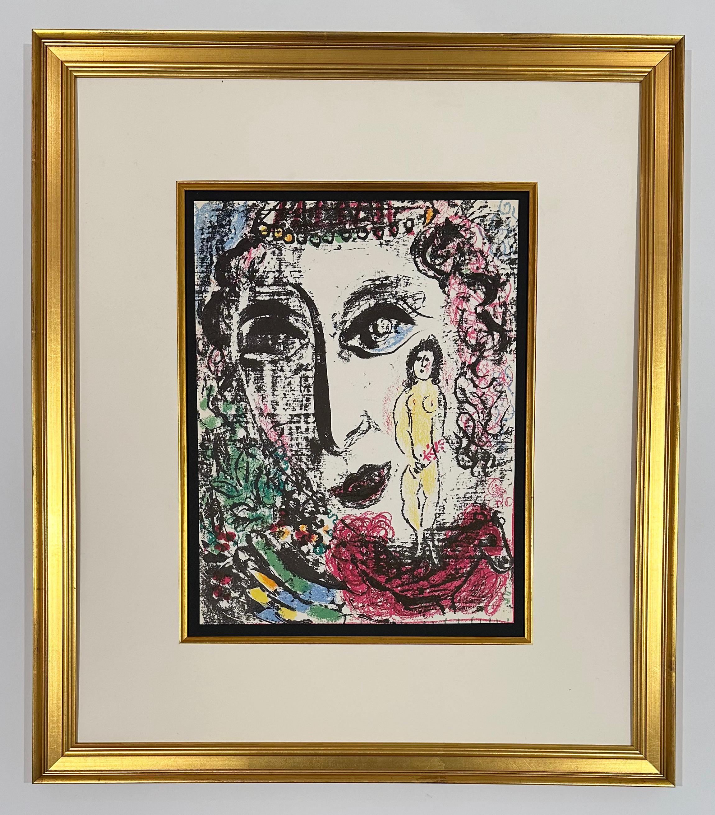 Apparition at the Circus, von 1963 Mourlot Lithographie II – Print von Marc Chagall