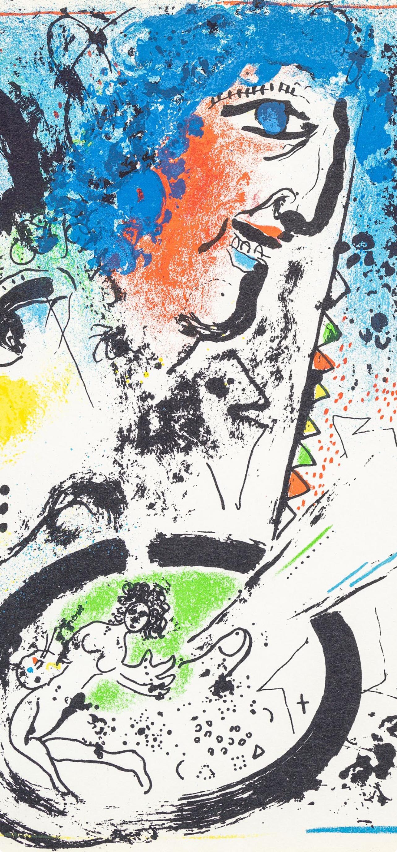 Autoportrait (Cramer 43; Mourlot 282), The Lithographs of Chagall - Print by Marc Chagall