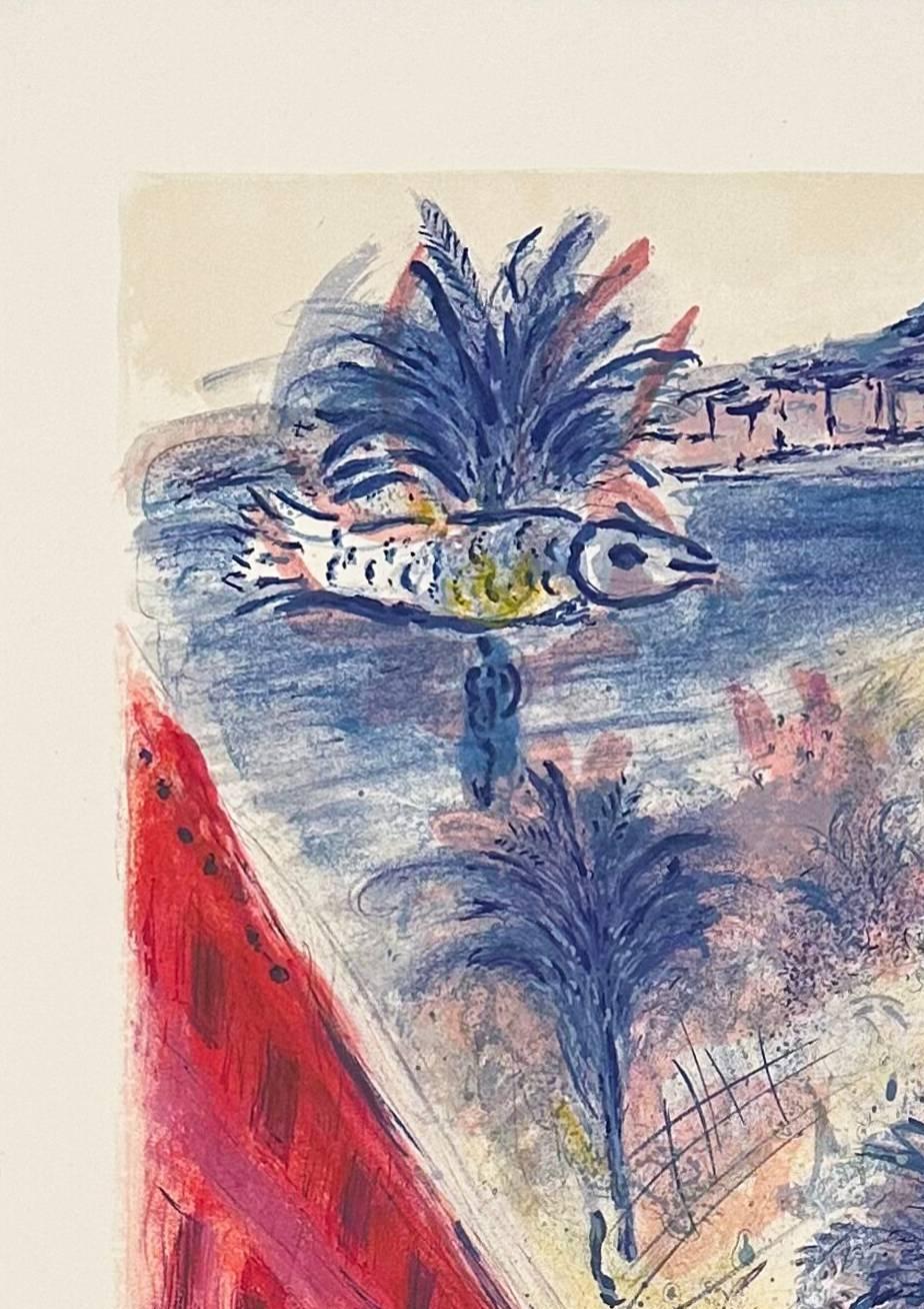 Avenue de la victoire à Nice - Modern Art by Marc Chagall