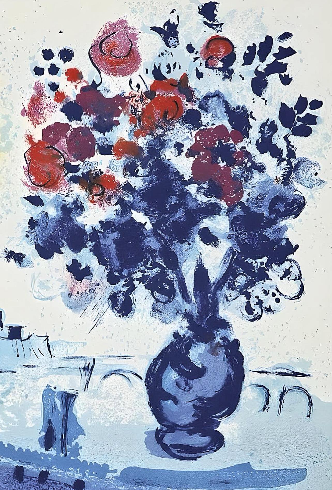 Bateau-Mouche au Bouquet (Mourlot 352; Cramer 53), Marc Chagall im Angebot 1