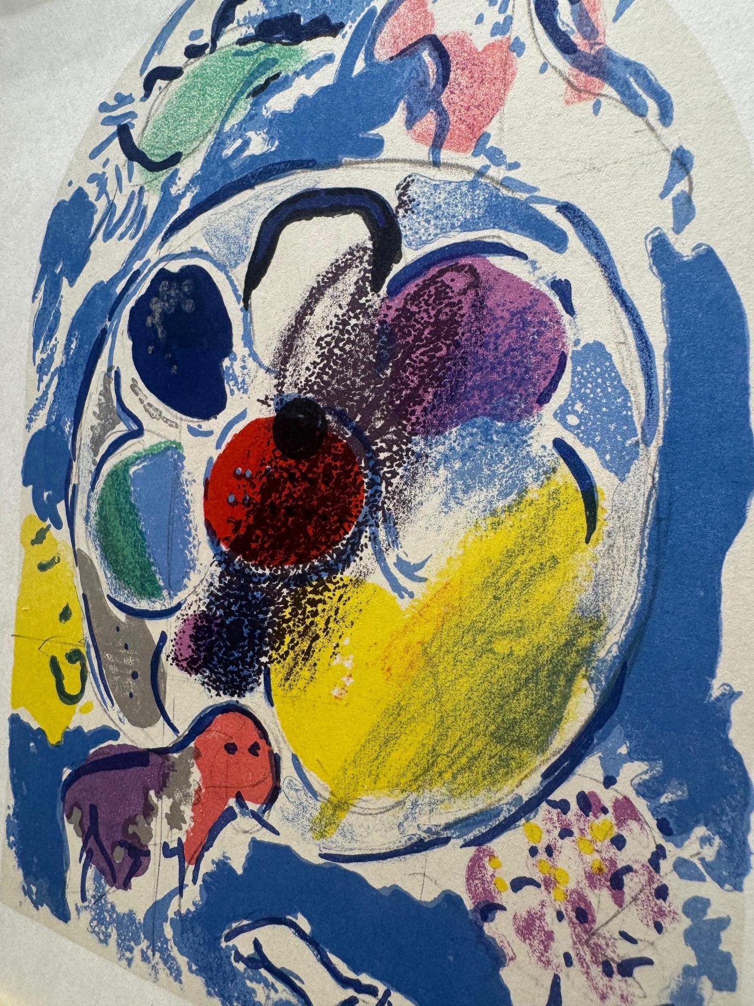 Marc Chagall - Benjamin- Chagall original color lithograph after color ...