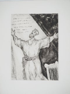 Bible : Canticle of David, 1939 - gravure originale