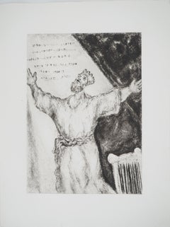 Bible : Canticle of David, 1939 - Original Etching