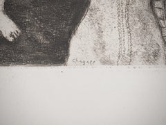 Biblia : Danza de María, hermana de Moisés, 1939 - Grabado original