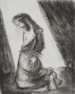 Bible : Jeremiah in the pit, 1939 - Original Etching