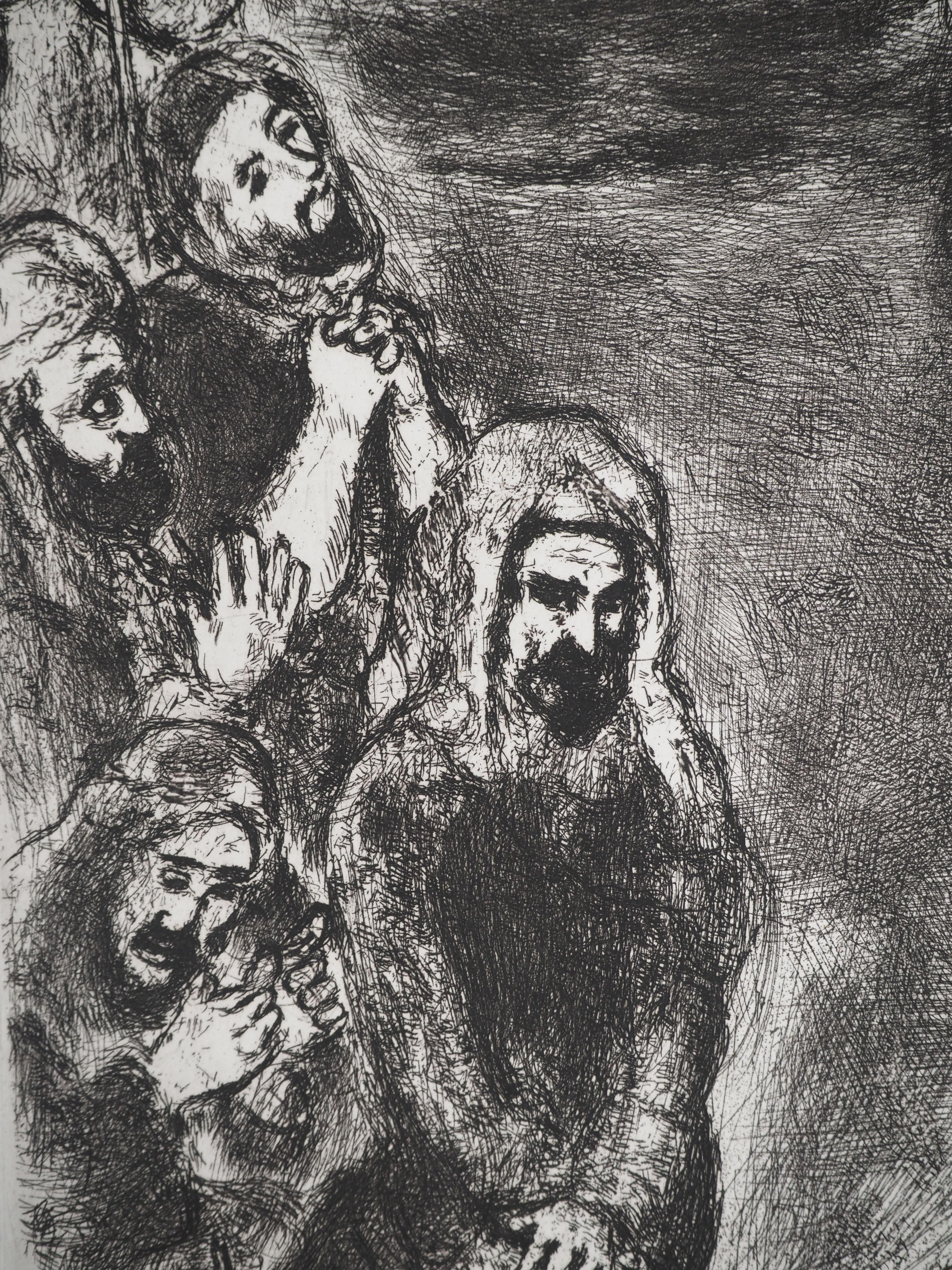 Biblia : José reconocido por sus hermanos - Grabado original (Vollard #220) en venta 1