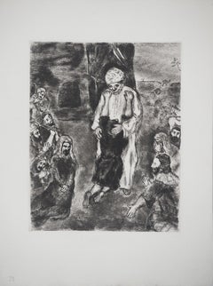 Bible : Joseph recognized by his brothers - Original Etching (Vollard #220)