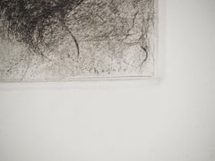 Bible : Saul and David, 1939 - Original Etching