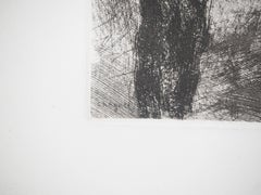 Bible : The burning bush, 1939 - Original Etching