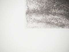 Bible : The fight with the angel, 1939 - Original Etching