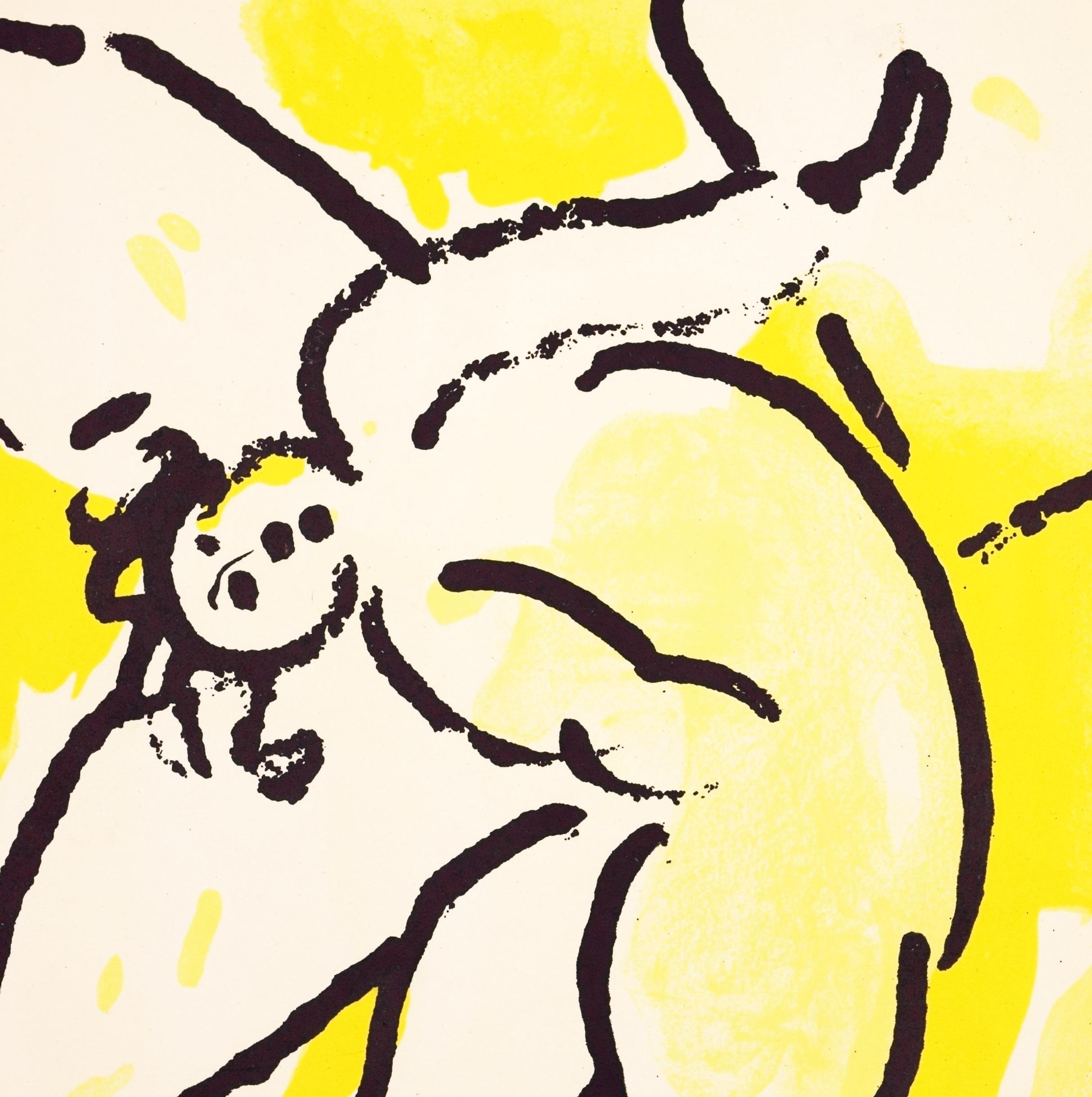 Bibel Verve / - Ewiger Kampf - – Print von Marc Chagall