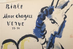 Bible Verve, Moderne Lithographie Poster von Marc Chagall