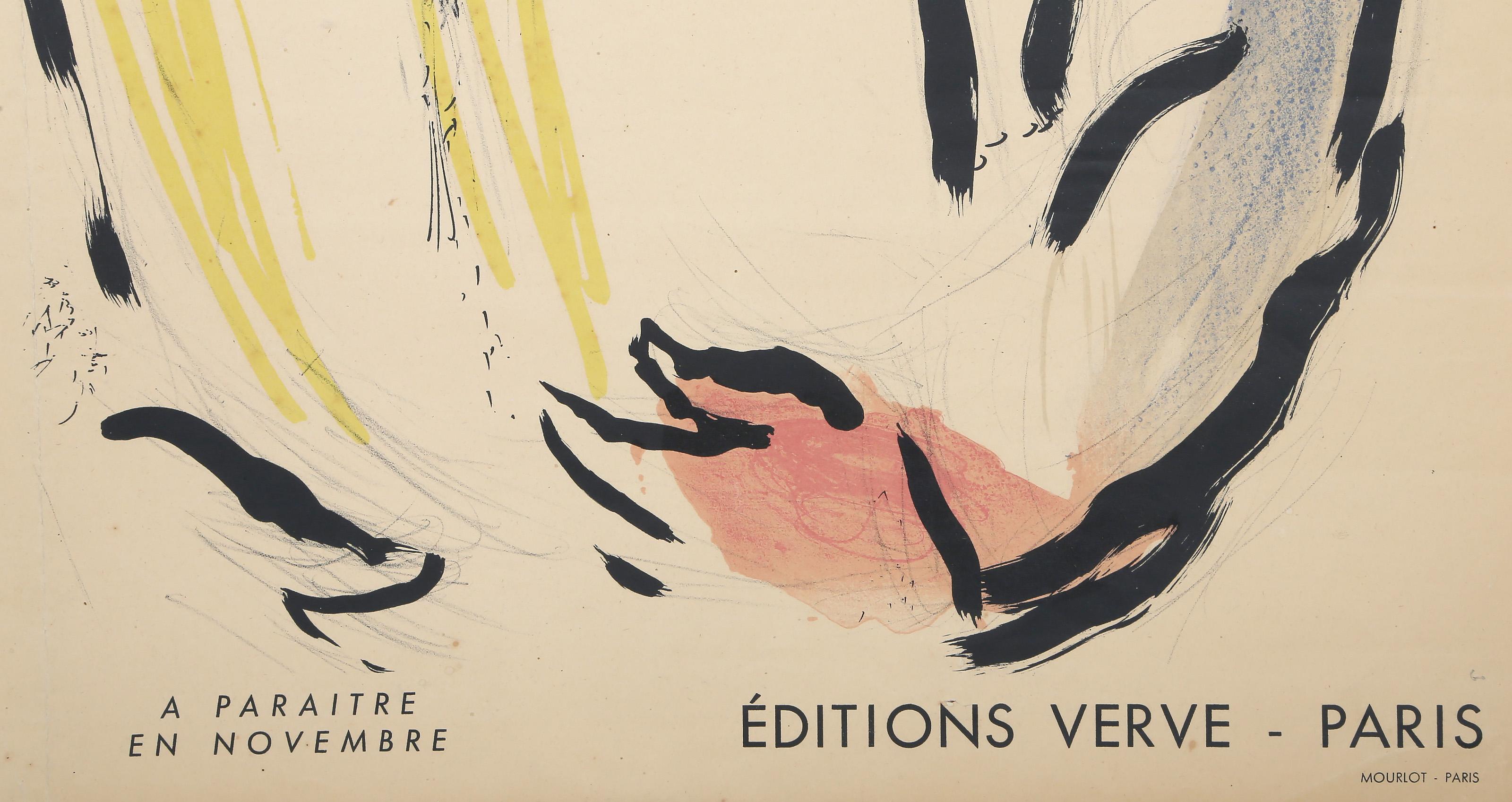 Bible Verve, Moderne Lithographie Poster von Marc Chagall im Angebot 2