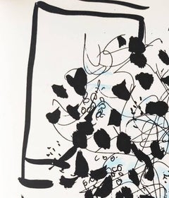 Blue and Black Bouquet