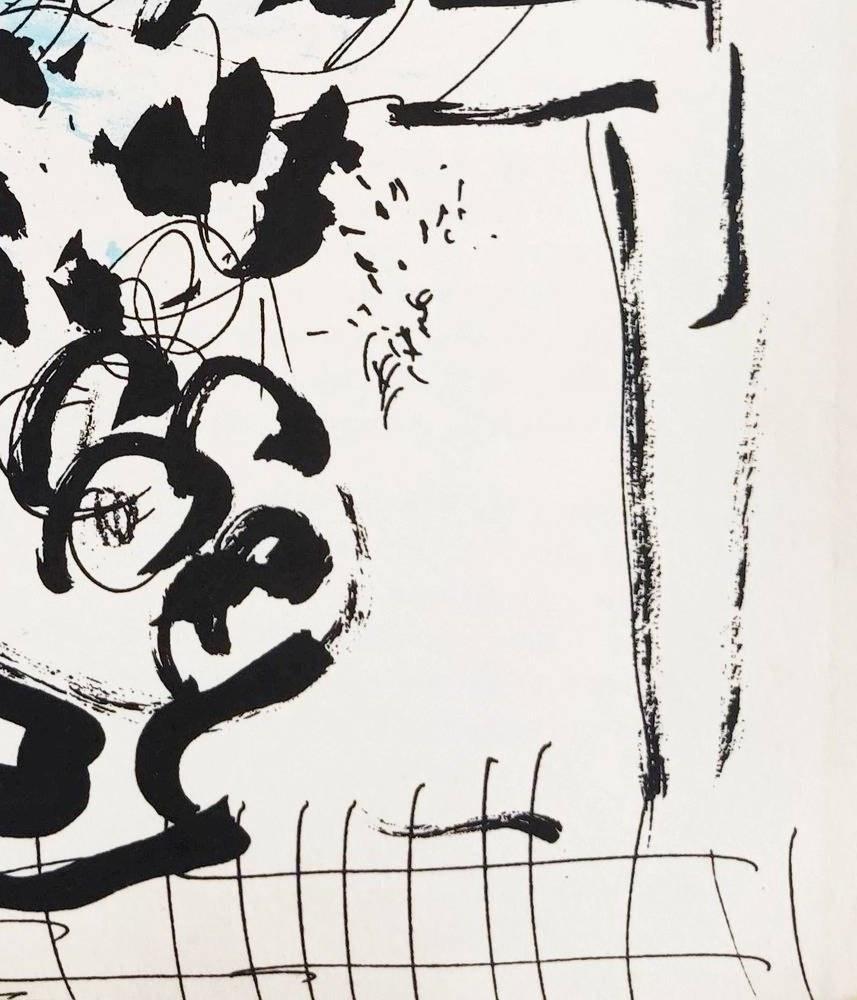 Marc Chagall (1887-1985) - Blue and Black Bouquet

Original Lithograph from 1957.

Dimensions of work: 23 x 20 cm.

Publisher: Maeght Éditeur, Paris.

The work is in Excellent condition.

