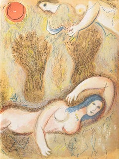 Booz Awakes - Lithograph by Marc Chagall - 1960