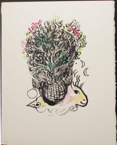 Marc Chagall - 'Bouquet for Fernand' From Souvenirs de Portraits d'Artistes