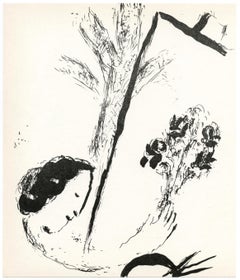 "Bouquet With Hand" original lithograph