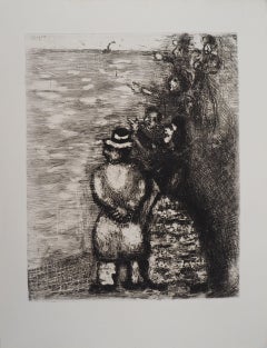 By the Sea - Original etching - Ref. Sorlier #134