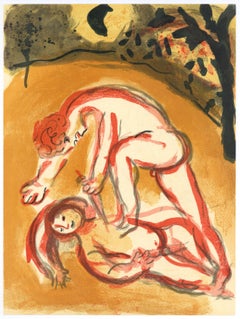 "Cain and Abel" original lithograph