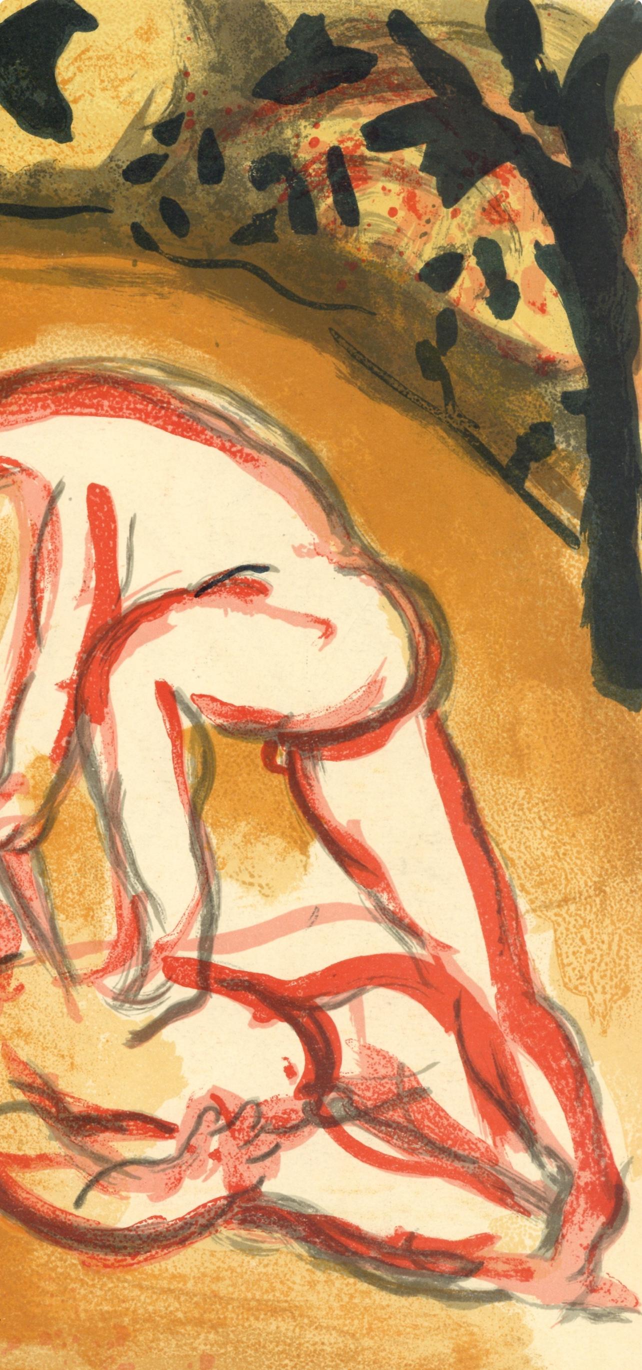 Caïn et Abel (Mourlot 230-77; Cramer 42) - Expressionist Print by Marc Chagall