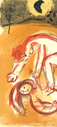 Marc Chagall, Cain and Abel, from Drawings for the Bible, 1956