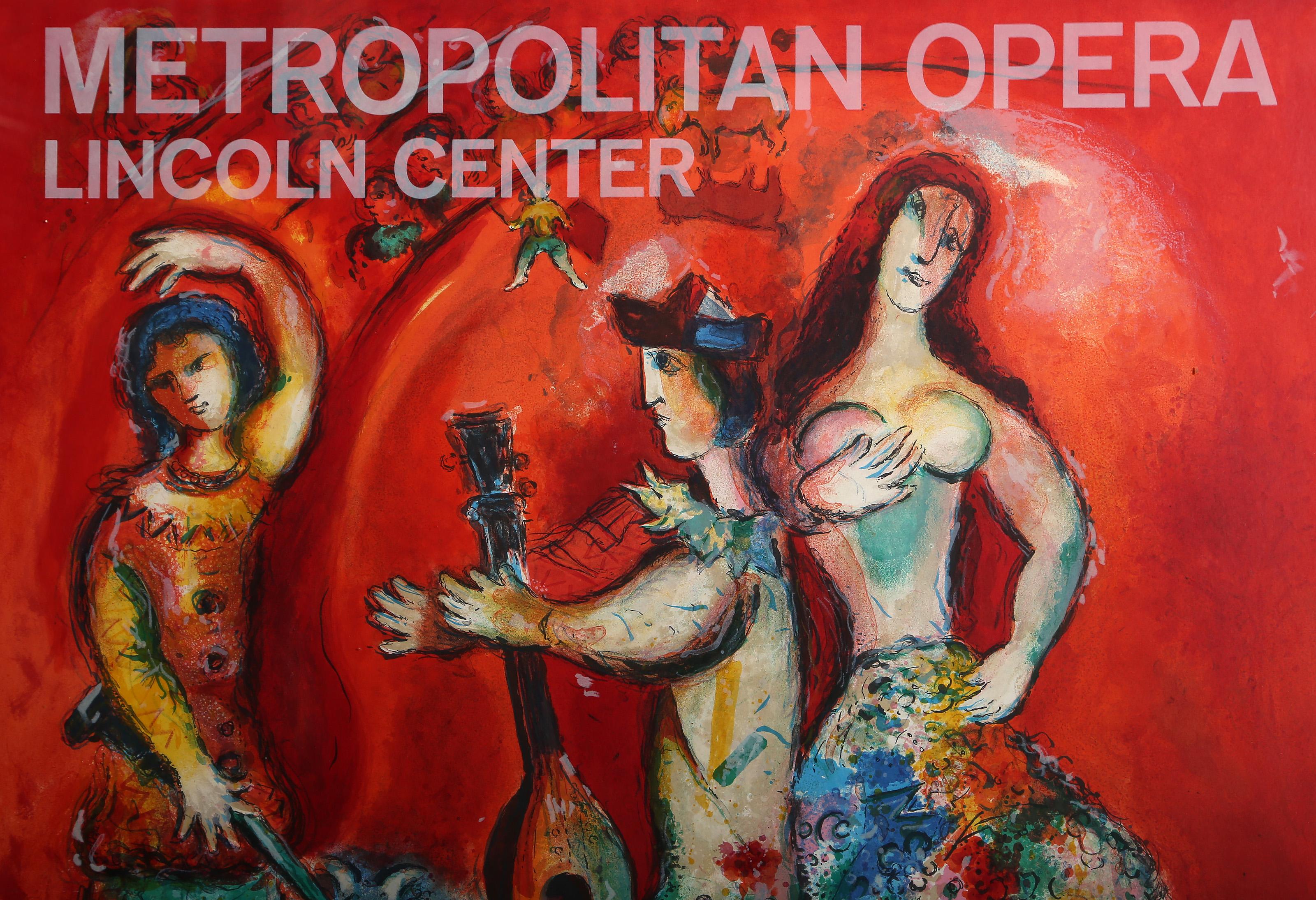 Carmen, affiche lithographique d'après Marc Chagall 1966 en vente 1