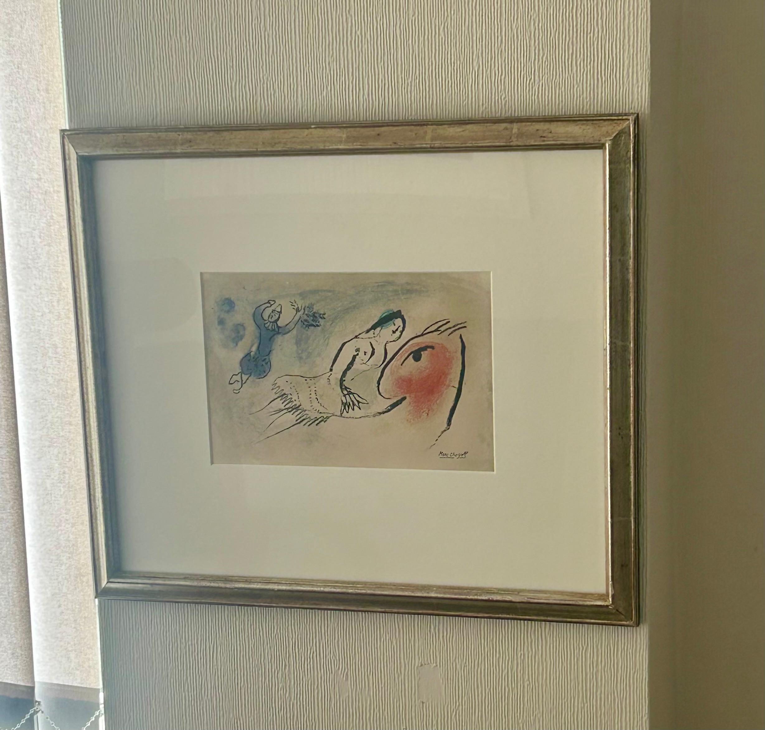 Carte de Voeux pour Aime Maeght - Print by Marc Chagall
