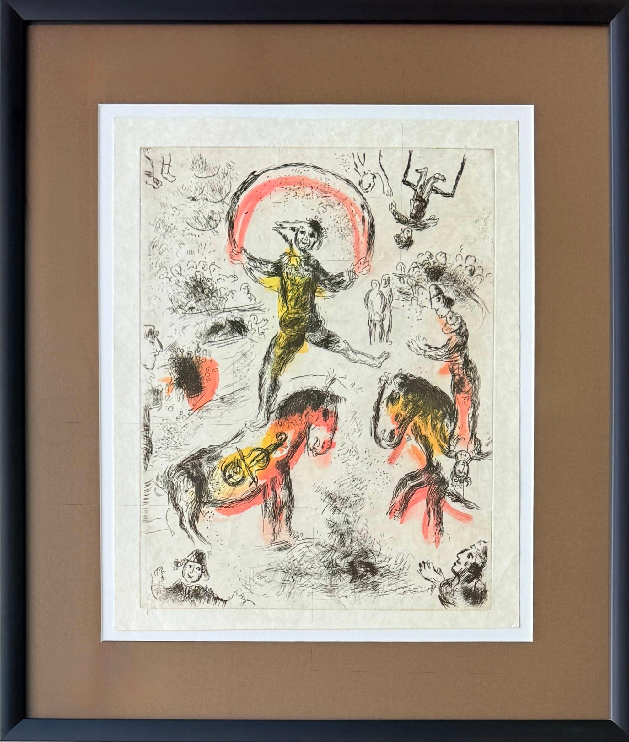Marc Chagall Print - Celui qui dit les choses sans rien dire, Planche VI
