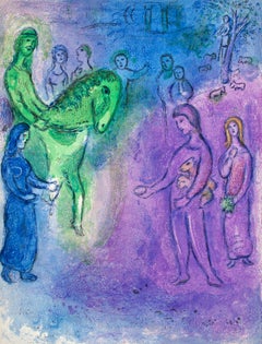 Chagall, Arrivée de Dionysophane, Daphnis et Chloé (after)
